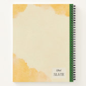 レモンオダマキ（植物）花パーソナライズされた組成物 ノートブック (裏面)