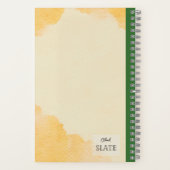 レモンオダマキ（植物）花パーソナライズされた組成物 ノートブック (裏面)