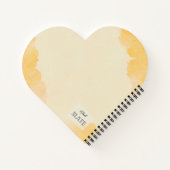 レモンオダマキ（植物）花 ノートブック (裏面)