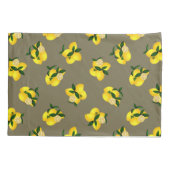 レモンオリーブピローケース 枕カバー (裏面)