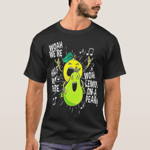 レモンオンアナシグルメ歌詞ミーム Tシャツ