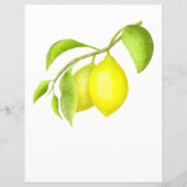 レモンオンザブランチ2スクラップブック紙 (裏面)