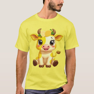 レモンカウセーター かわいいレモネードミルクのスウェットシャツ Tシャツ