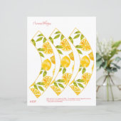 レモンカップケーキラッパー、レモンテーマパーティーカップケーキ (スタンド正面)