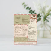 レモンカードココナッツカスタードパイレシピ ポストカード (スタンド正面)