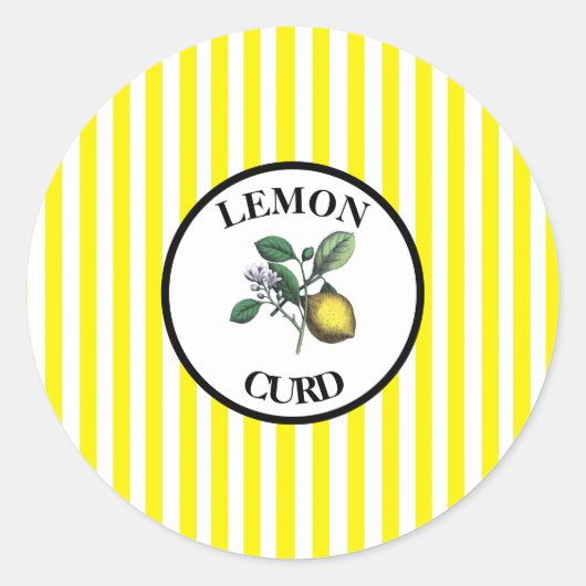レモンカード ラウンドシール (正面)