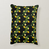 レモンガーデンの夏のパターン アクセントクッション (裏面(縦))