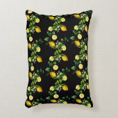 レモンガーデンの夏のパターン アクセントクッション (正面(垂直))
