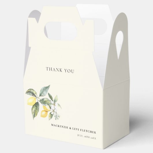 レモンガーデンバタエレガントーイエロー フェイバーボックス (オープン)