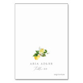 レモンガーデンモダンメニューオプション座席表 テーブルナンバー (正面)