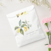 レモンガーデン地中海の結婚ズ フェイバーバッグ (封をした状態)