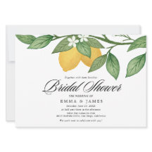 レモンガーデン横コンテンポラリーブライダルシャワー