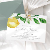 レモンガーデン横モダンブライダルシャワー 招待状