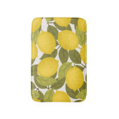 レモンガーデン:ヴィンテージ無端壁紙 バスマット (正面縦)