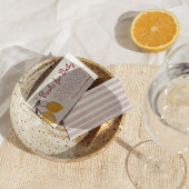 レモンガールズブックスベイビーシャワーベビーライブラリー エンクロージャーカード