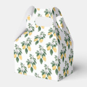 レモンガールベビーシャワーありがとう フェイバーボックス (裏面サイド)