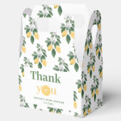 レモンガールベビーシャワーありがとう フェイバーボックス (オープン)