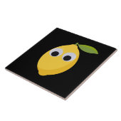 レモンキャラクター、グーグルの目で甘いフルーツ タイル (側面)