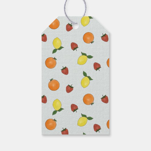 レモンギフトパーソナライズされたラベルお気に入りエンクロージャ ギフトタグ (裏面)