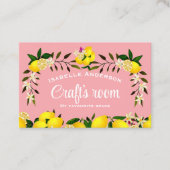 レモンクラフトピーチ 名刺 (正面)