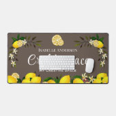 レモンクラフトブラウン デスクマット (キーボード&マウス)