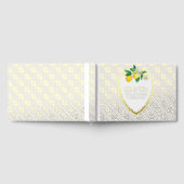 レモンクレスト地中海のタイルトスカン結婚ズ ゲストブック (全面)