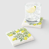 レモングラスのコースター ストーンコースター (横)