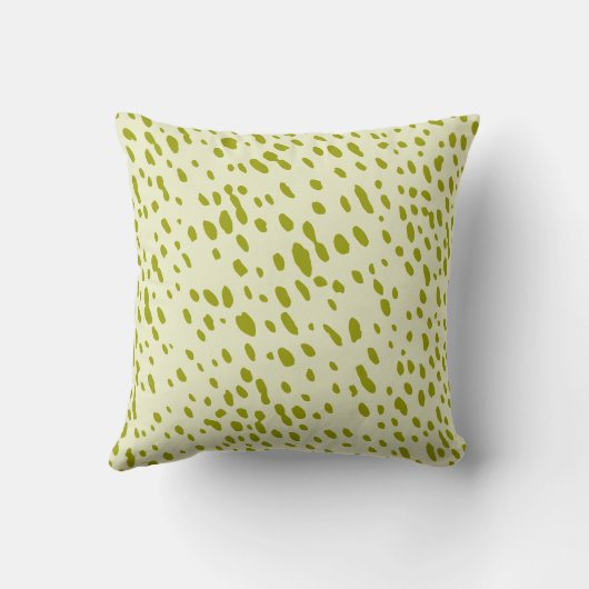 レモングラスグリーンチノワセリーパゴダ名前をカスタムする クッション (裏面)