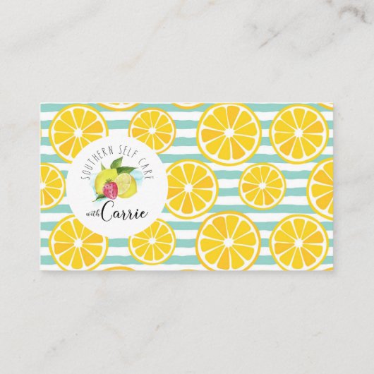 レモングラススパ名刺 名刺 (裏面)