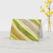 レモングラス挨拶カード カード (黄色い花)