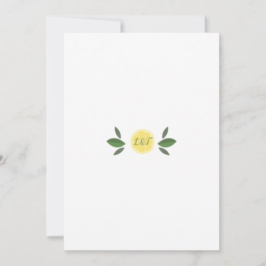 レモングリモダンーネリー婚約パーティ 招待状 (裏面)