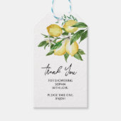 レモングリーナリーフェイスギフトラベル ギフトタグ (正面)