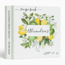 レモングリーナリーブライダルシャワーレシピ