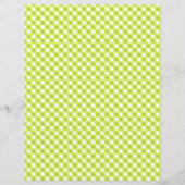 レモングリーンジンガムスクラップブック紙 (正面)