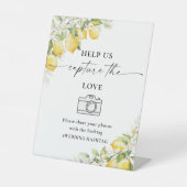 レモングリーン柑橘系救済私たちは愛をキャプチャ 台座サイン (正面)