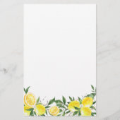 レモングリーン金ゴールドブライダルシャワービンゴゲーム (裏面)