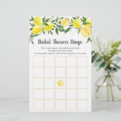 レモングリーン金ゴールドブライダルシャワービンゴゲーム (スタンド正面)