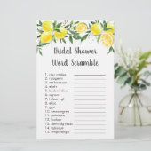 レモングリーン金ゴールドブライダルワードスクランブルゲーム (スタンド正面)