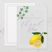 レモングレーサンキュー サンキューカード (正面/裏面)