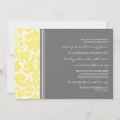 レモングレーダマスクリハーサルディナーパーティー 招待状 (裏面)