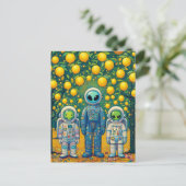 レモングローブのエイリアン ポストカード (スタンド正面)