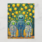 レモングローブのエイリアン ポストカード (正面)