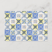 レモングローブイタリアンカントリーサイドウェディングレセプション エンクロージャーカード (裏面)