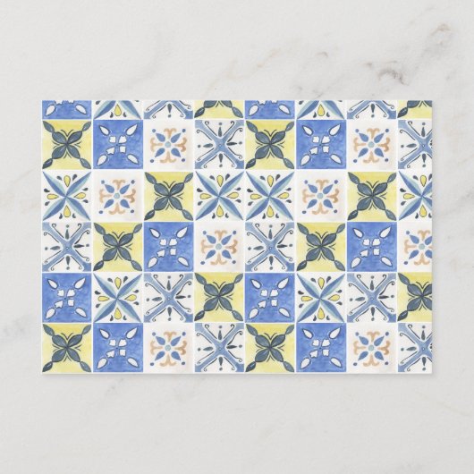 レモングローブイタリアンカントリーサイドウェディングレセプション エンクロージャーカード (裏面)