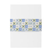 レモングローブイタリアンカントリータイル結婚ズ 招待状ベリーバンド (裏面例)