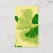 レモングローブエレガンス：イチョウ離れの花 名刺 (裏面)