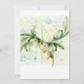 レモングローブエレガントピクニックブライダルシャワー (裏面)