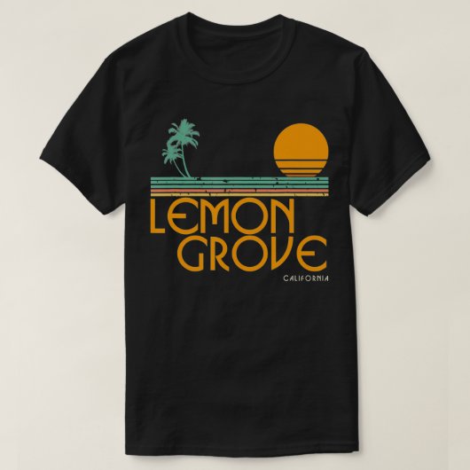 レモングローブカリフォルニア Tシャツ (デザイン正面)