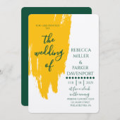 レモングローブロマンス結婚式招待状 招待状 (正面/裏面)