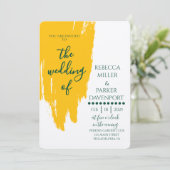 レモングローブロマンス結婚式招待状 招待状 (スタンド正面)